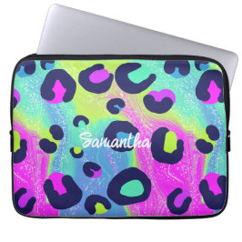 Färglöst regnbågsutskrift laptop fodral
