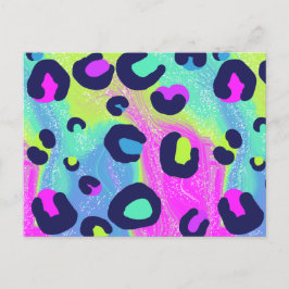 Färglöst regnbågsutskrift vykort