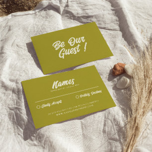 Färglöst retro Bright Bold Unik Modern Bröllop OSA Kort