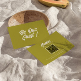 Färglöst Retro Bright QR-kod Modern Bröllop OSA Kort