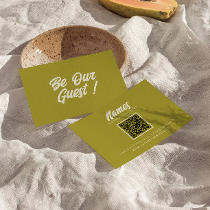 Färglöst Retro Bright QR-kod Modern Bröllop OSA Kort