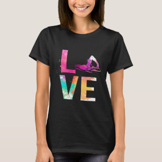 Färglöst simmande Mamma-gåvor simmande T Shirt