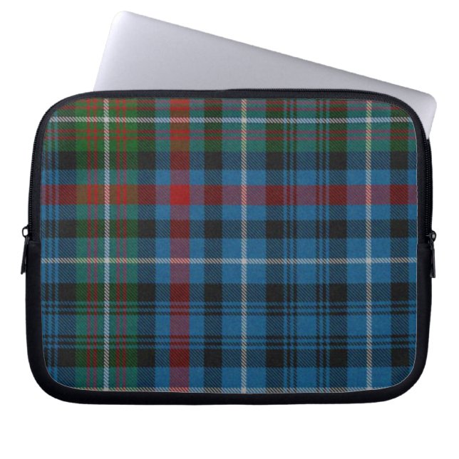 Färglöst skydd för bärbara datorer med Tartan Play Laptop Sleeve (Framsidan)