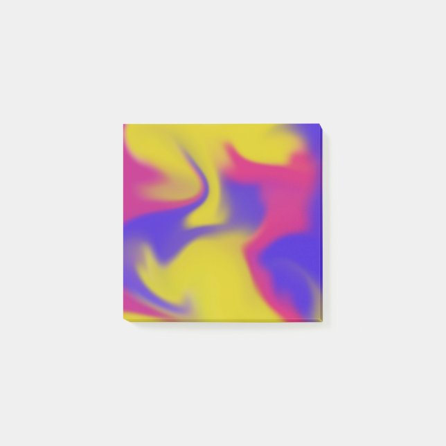 Färglöst Smeta ut indrag Post-it Block (Framsida)