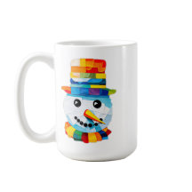 Färglöst Snögubbe-papper Art jul