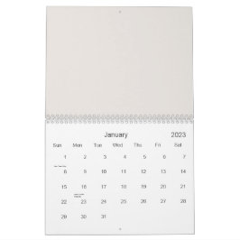 Färglöst, sömlöst mönster med söta elefanter och kalender