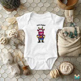 Färglöst stärkelse Alien Småbarn Roligt Vibrant T Shirt