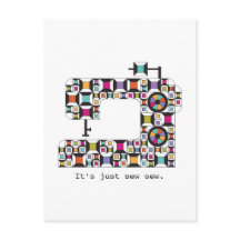 Färglöst sydd Maskin Quilt Mönster