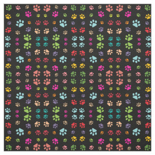 Färglöst Tass avtryck Design Fabric Tyg
