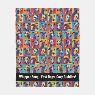 Färglöst textutdrag med anpassningsbar fleecefilt