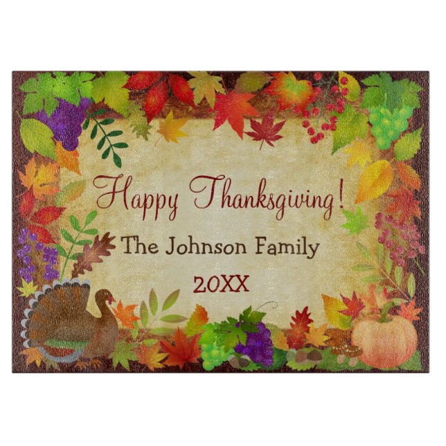 Färglöst Thanksgiving Harvest (Framsidan)