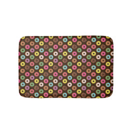 Färglöst ut Mönster i choklad Badrumsmatta