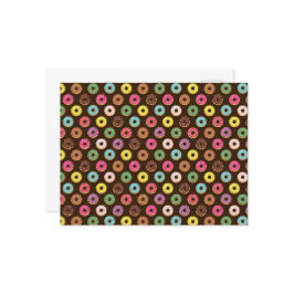 Färglöst ut Mönster i choklad Vykort