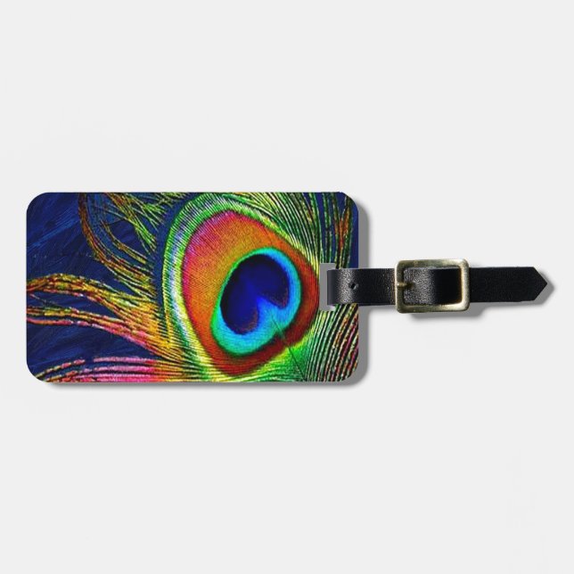 Färglöst utskrift av bockludd bagagebricka (Horisontell Framsida)