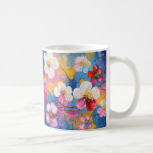 Färglöst Vår-blomma Skriv ut keramiskt Mugg