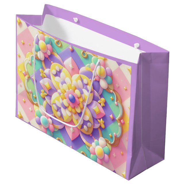 färglöst vår/Påsk/prinsessa pastel (Framsidan Vinklad)