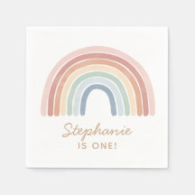 Färglöst vattenfärg Regnbåge Birthday