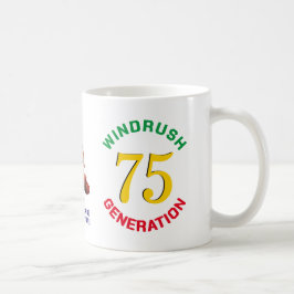 Färglöst WINDRUSH GENERATION 75:e-årsdag Kaffemugg