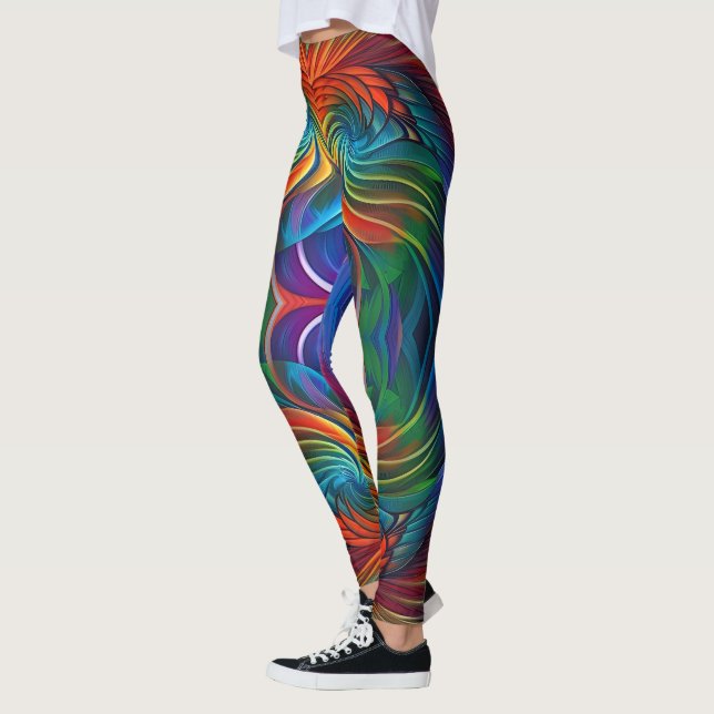Färgludd Leggings (Vänster)