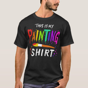 Färgmålare Artists Art Teacher T Shirt