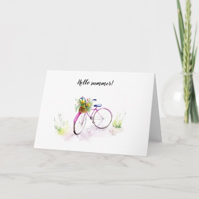 Färgmålat bildkort kort (Framsida)