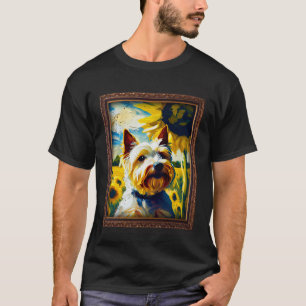 Färgmålning av solrosblommor, blommor, Mamma, kvin T Shirt