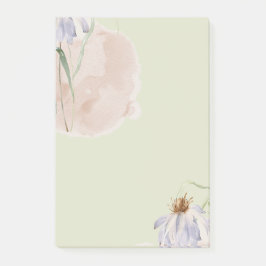 Färgmålning för ljus - grönt - bakgrund post-it block