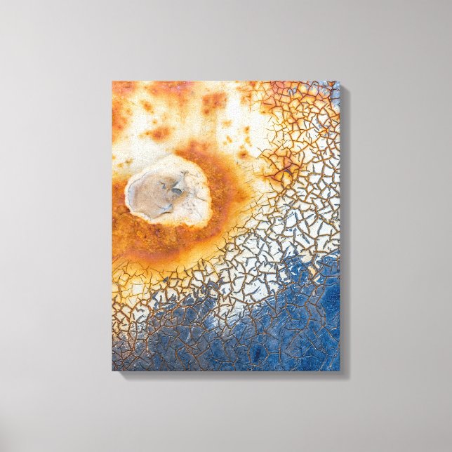 Färgmålning och Abstrakt för rosenfärgning Canvastryck (Framsida)