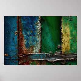 Färgmålning, rostfärg, antika färger. poster