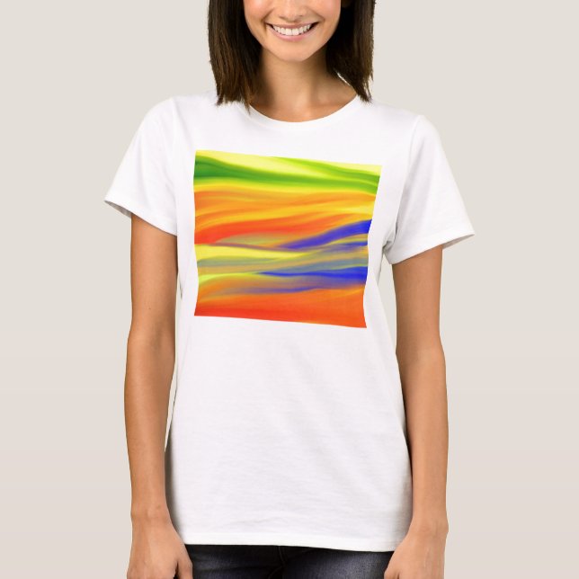 FÄRGMÅLSLÖSNING - RAINBOW-ART TEE (Framsida)