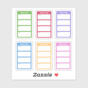 Färgmålsplan Klistermärken