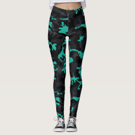 Färgmarkeringar Camo Leggings