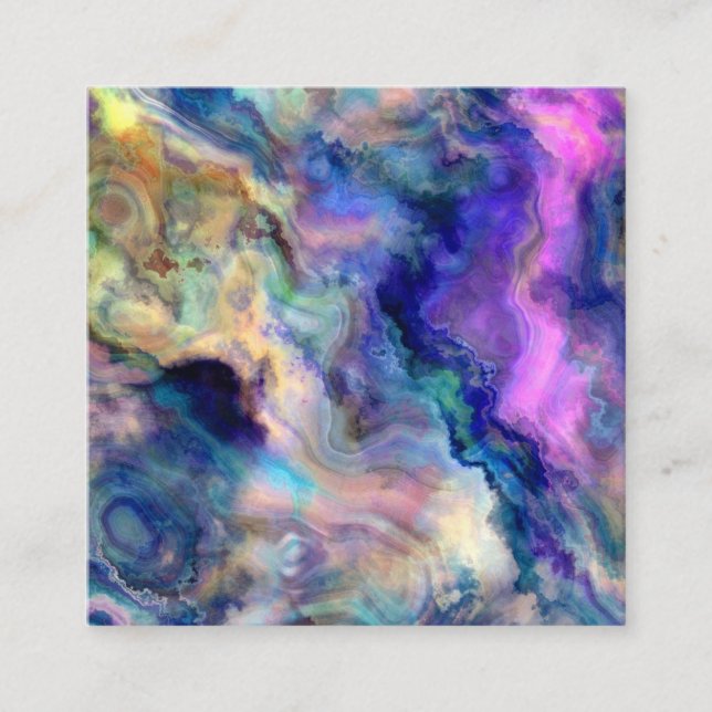 Färgmärkt referenskort för marmor rabattkort (Framsida)