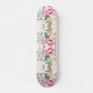 Färgmarmor mönster mini skateboard bräda 18,5 cm
