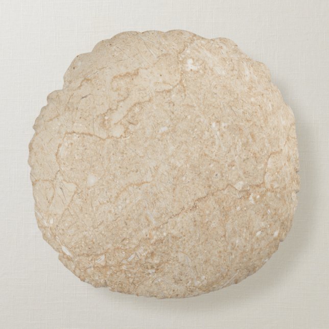 färgmarmor struktur bakgrundsbasabstrakt, antiqu rund kudde (Framsidan)