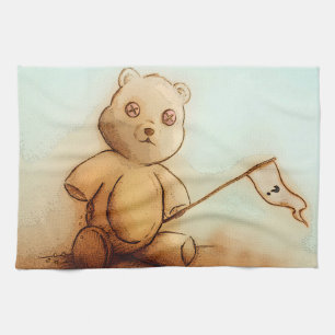Färgmässig kökshandduk - Teddy