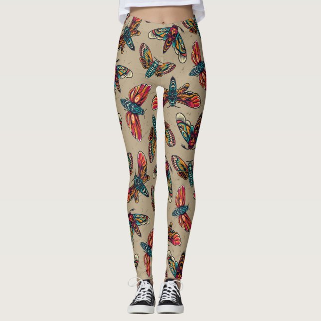 Färgmassor Leggings (Framsida)