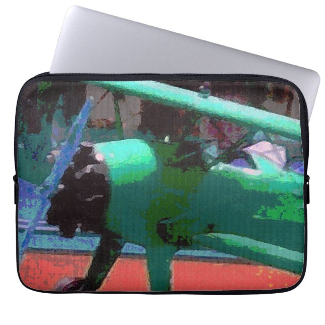 Färgmodell Flygplan Laptop Fodral (Framsidan)