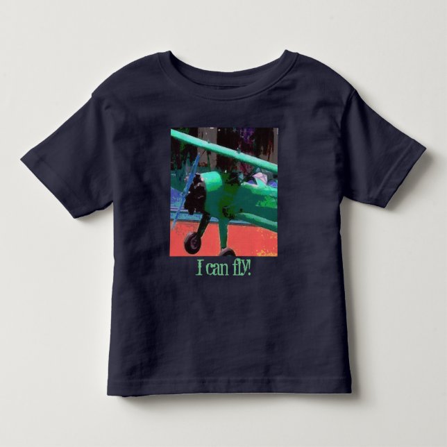 Färgmodell Flygplan Tee (Framsida)