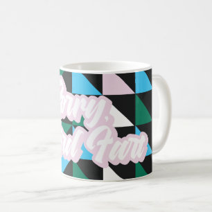 Färgmönster är tråkigt, Konstig Fart Funny Kaffemugg