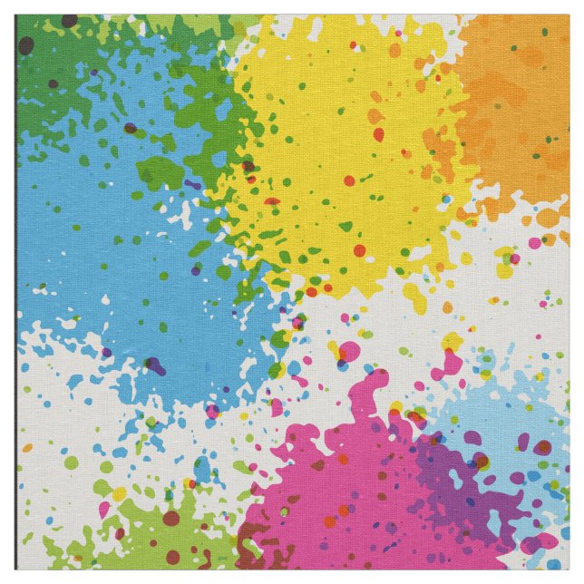 Färgmönster för målarfärg tyg (Prov)