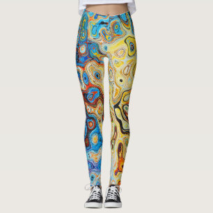 Färgmönster med abstraktstrukturanvända i leggings
