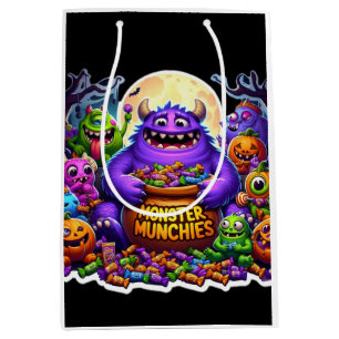 Färgmonster med godis Halloween