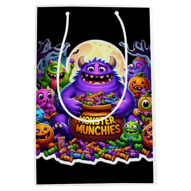 Färgmonster med godis Halloween (Framsidan)