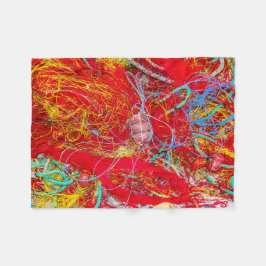 Färgnät Fleecefilt