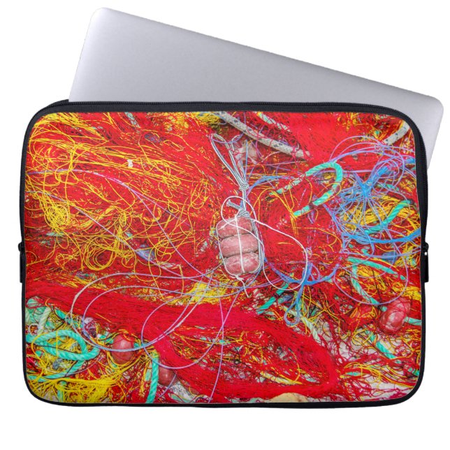 Färgnät Laptop Fodral (Framsidan)