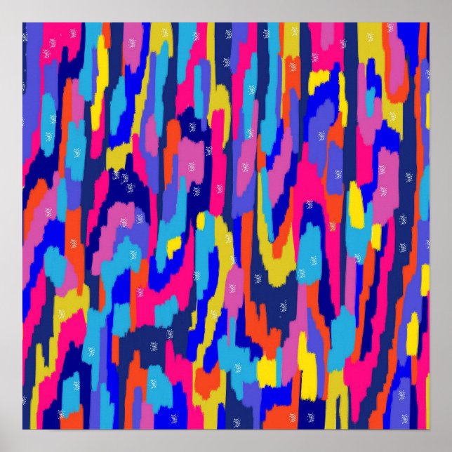 Färgning av Abstrakt Bok Poster (Framsidan)