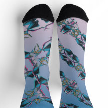 Färgning av abstrakt på besättningssocklar