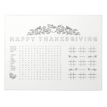 Färgning av aktivitetssida för Happy thanksgiving-