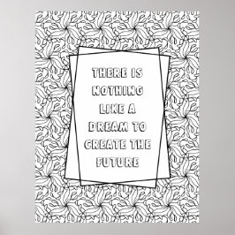 Färgning av anpassningsbarnas offertfärg Poster Vu